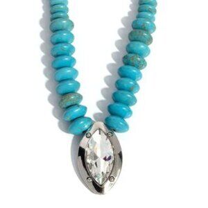 Paparazzi Visionary Venture Blue Necklace & Earrings Set
